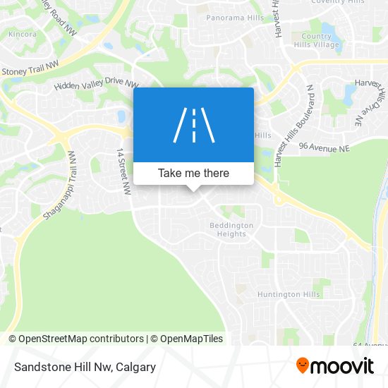 Sandstone Hill Nw map