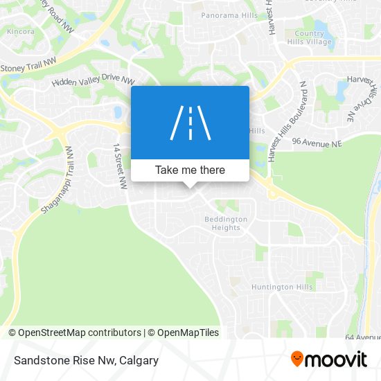 Sandstone Rise Nw map