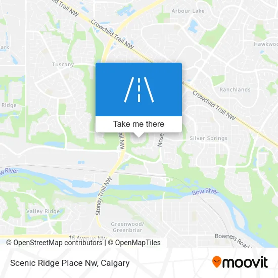 Scenic Ridge Place Nw map