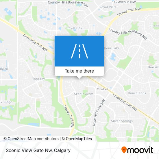 Scenic View Gate Nw map