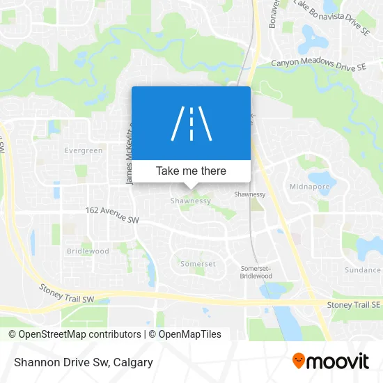 Shannon Drive Sw map