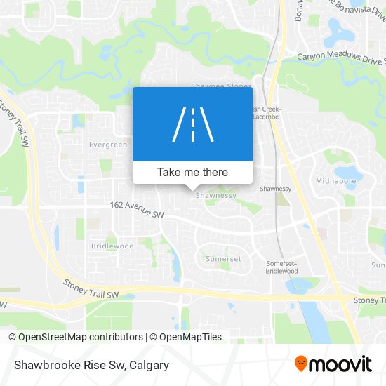 Shawbrooke Rise Sw map