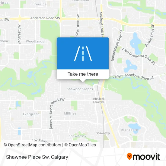Shawnee Place Sw map