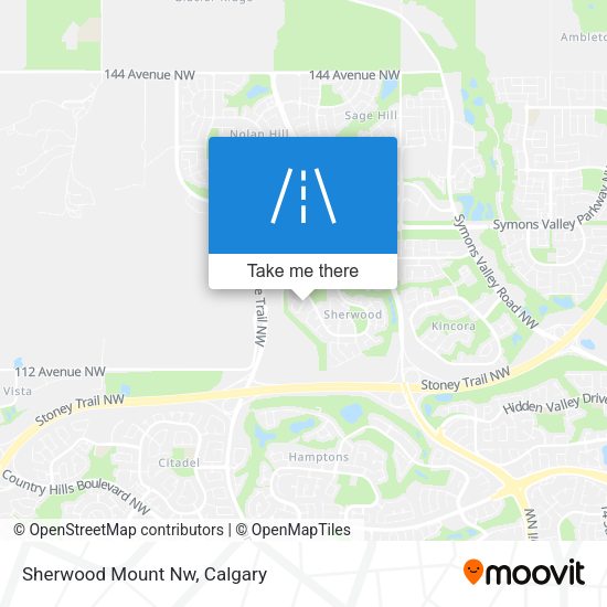 Sherwood Mount Nw map