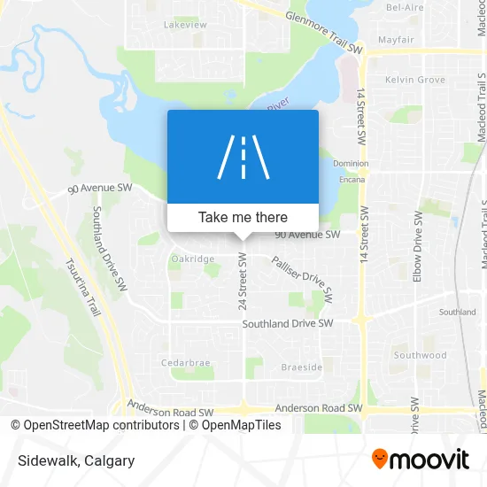 Sidewalk map