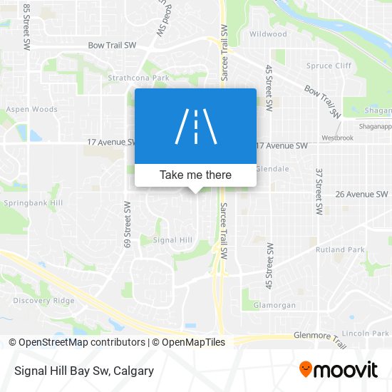 Signal Hill Bay Sw map