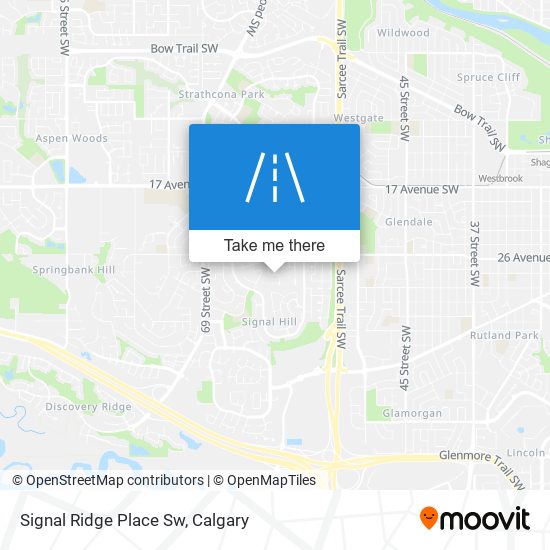 Signal Ridge Place Sw map