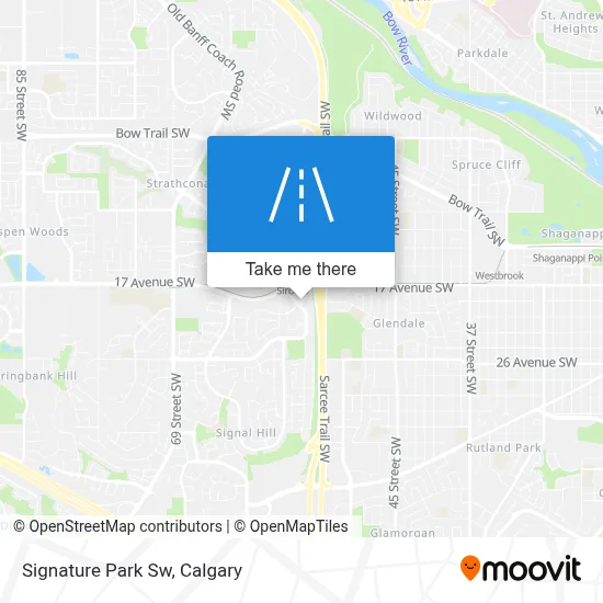 Signature Park Sw map