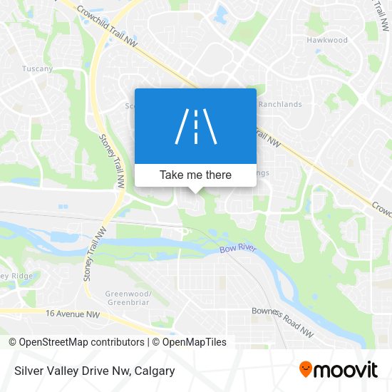 Silver Valley Drive Nw map
