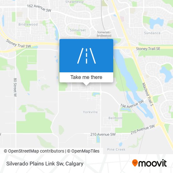 Silverado Plains Link Sw map