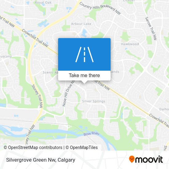 Silvergrove Green Nw map