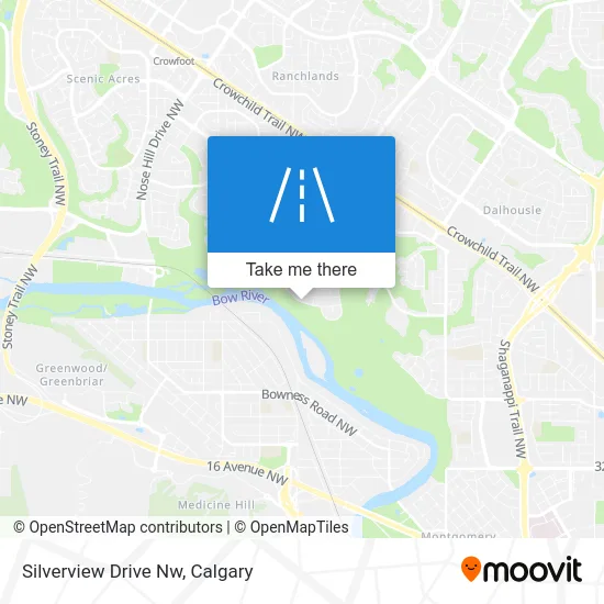 Silverview Drive Nw map
