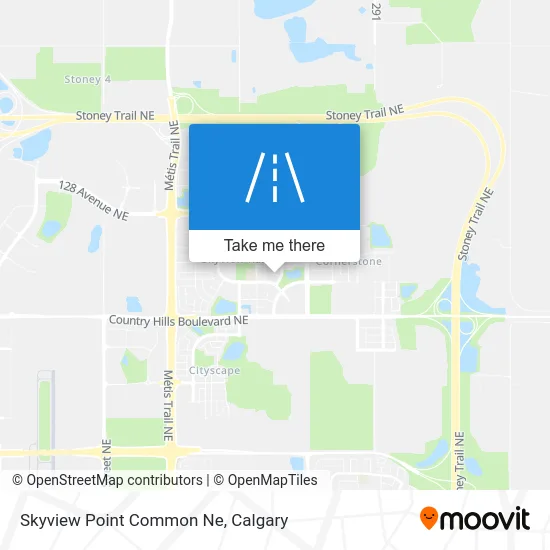 Skyview Point Common Ne map