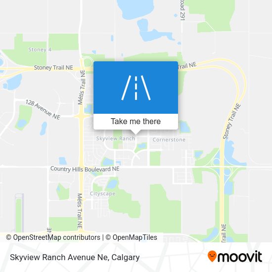 Skyview Ranch Avenue Ne map