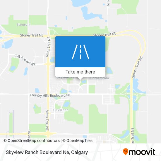 Skyview Ranch Boulevard Ne plan