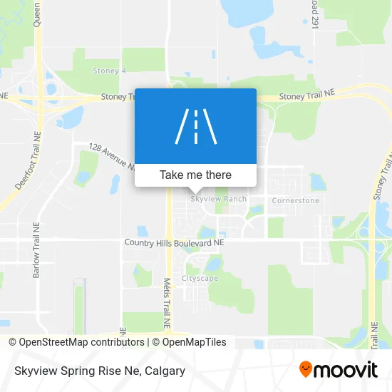 Skyview Spring Rise Ne map