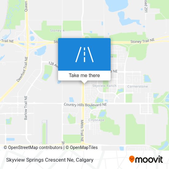 Skyview Springs Crescent Ne plan