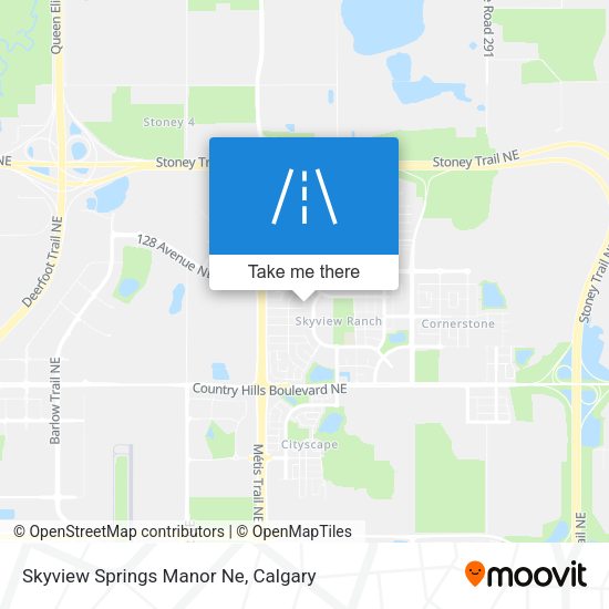 Skyview Springs Manor Ne map