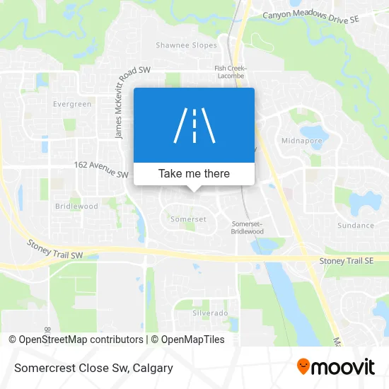 Somercrest Close Sw map