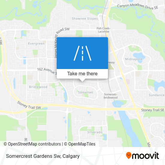Somercrest Gardens Sw map