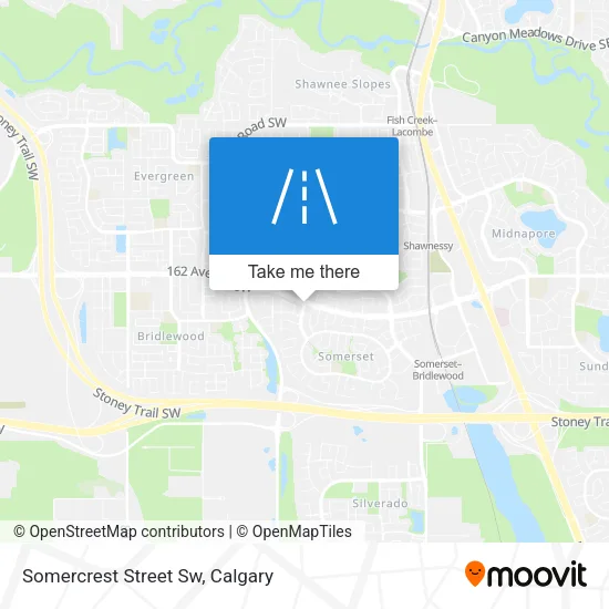 Somercrest Street Sw map