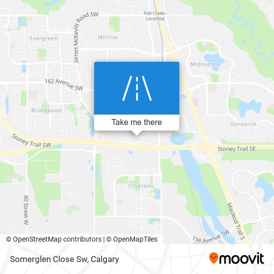 Somerglen Close Sw map