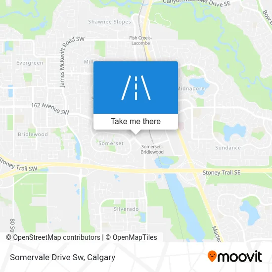 Somervale Drive Sw map