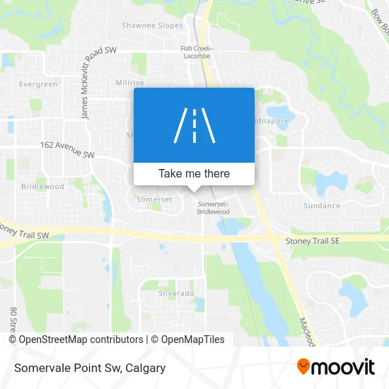 Somervale Point Sw map