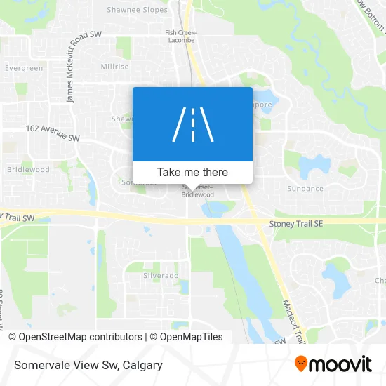 Somervale View Sw map