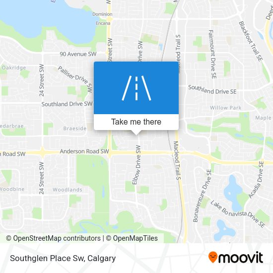 Southglen Place Sw map