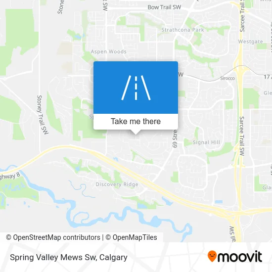 Spring Valley Mews Sw map