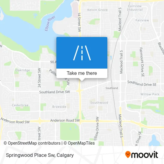 Springwood Place Sw map