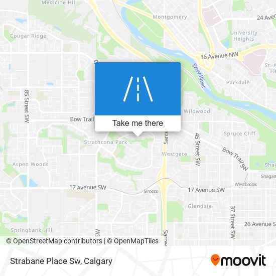 Strabane Place Sw map