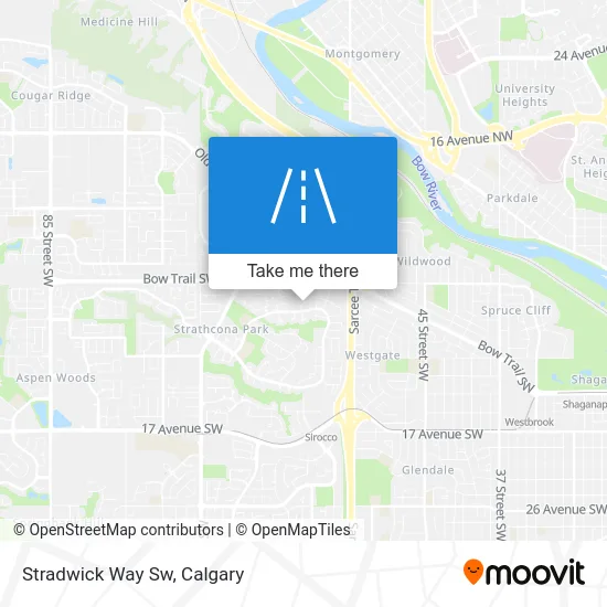 Stradwick Way Sw map