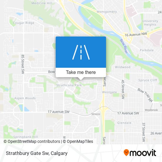 Strathbury Gate Sw map