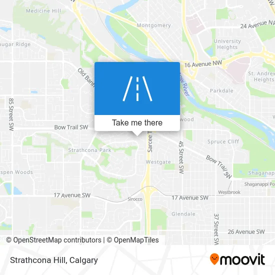 Strathcona Hill map