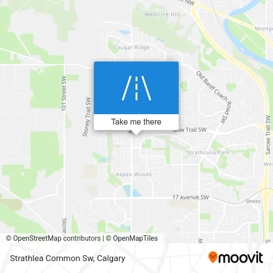 Strathlea Common Sw map