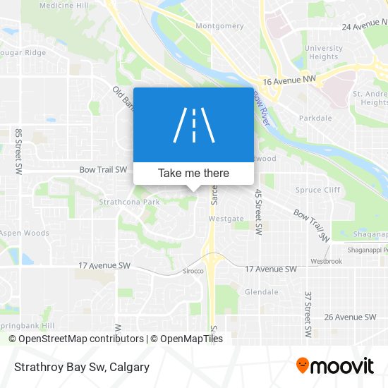 Strathroy Bay Sw map