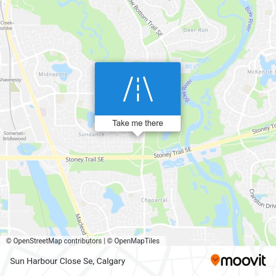 Sun Harbour Close Se map