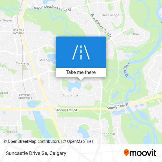 Suncastle Drive Se map