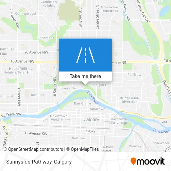Sunnyside Pathway map