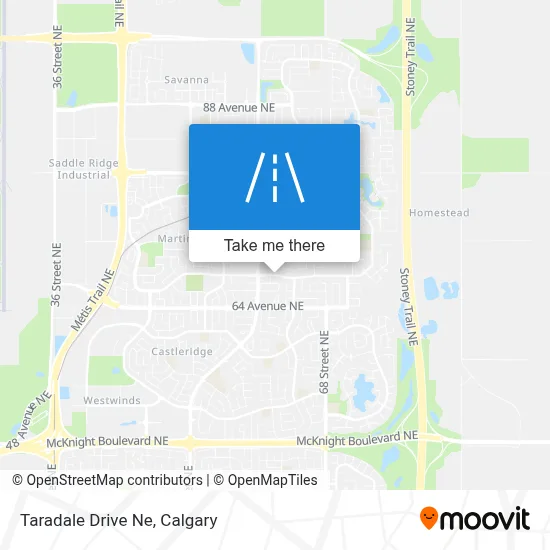 Taradale Drive Ne map