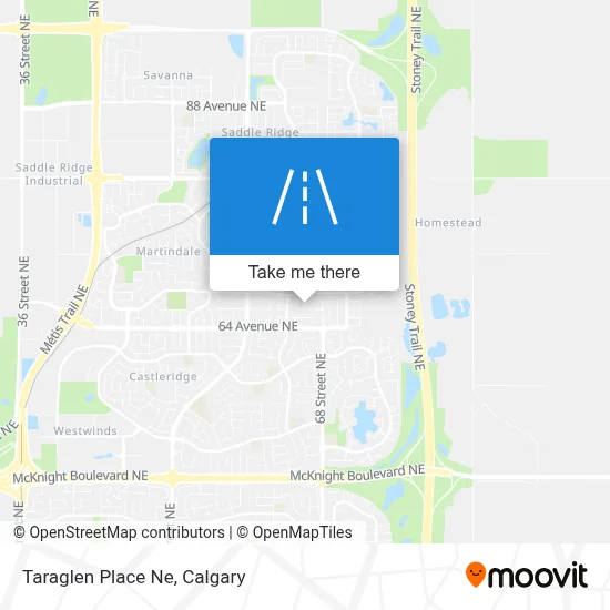 Taraglen Place Ne map