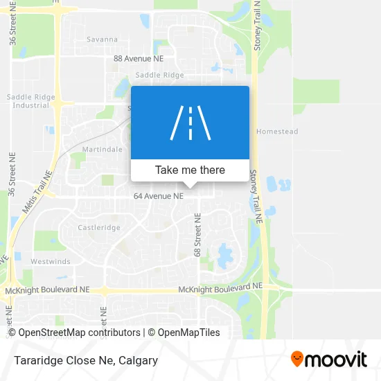 Tararidge Close Ne map