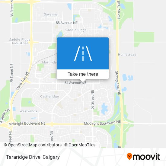 Tararidge Drive map