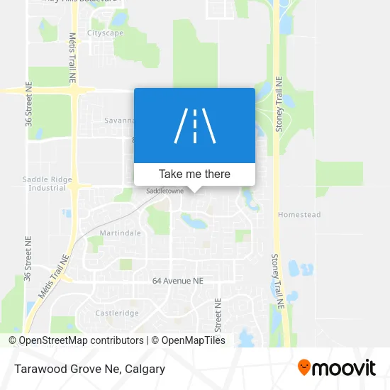 Tarawood Grove Ne map
