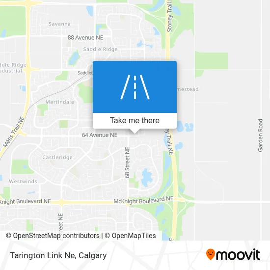 Tarington Link Ne map