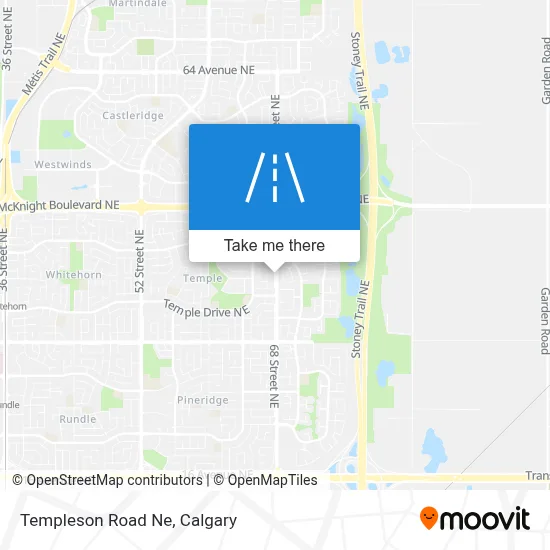 Templeson Road Ne map