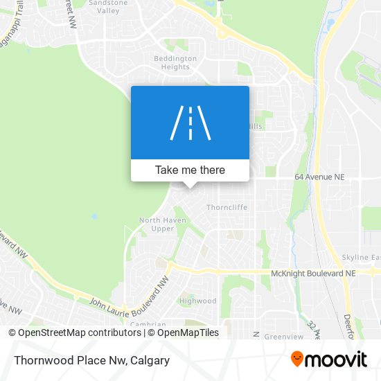 Thornwood Place Nw map