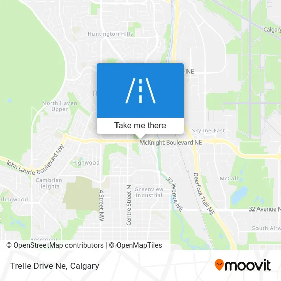 Trelle Drive Ne map